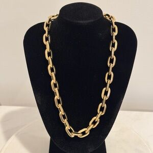14K Yellow Gold Hardware Necklace  18”